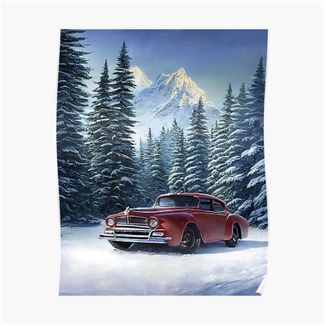 Winter Hot Rod A Perfect Gift For All American Hot Rod Fans