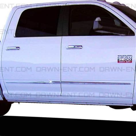 Buy For Ram 2500 Crew Cab Body Side Moldings Mouldings Trim Chrome