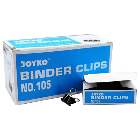 Binder Clips Joyko No 105 15 Mm Isi 12 Buah Lazada Indonesia