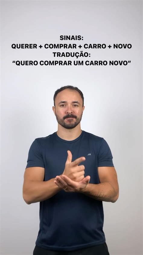 Frase Em Libras Libras Linguadesinais Acessibilidade