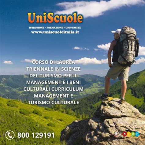 Corso Di Laurea Triennale In Scienze Del Turismo Per Il Management E I