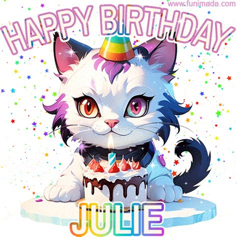 Happy Birthday Julie GIFs - Download on Funimada.com