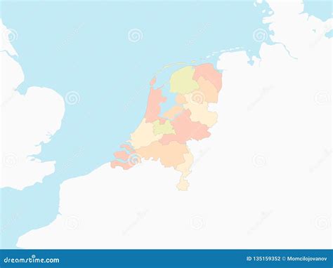 Netherlands Provinces Map Royalty-Free Stock Photo | CartoonDealer.com ...