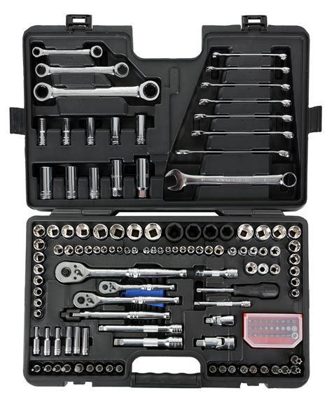 Halfords Advanced 150 Piece Socket And Ratchet Spanner Set Tool Box Ebay