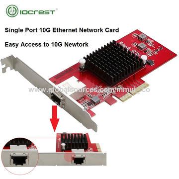 Buy Wholesale China Pcie X4 To Single Port 10 Gbase Ethernet Gigabit