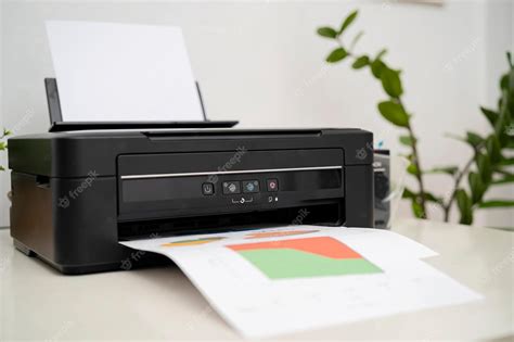 Premium Photo | Printer copier scanner workplace Small printer for use ...