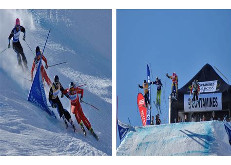 SKI CROSS Les Contamines Montjoie Sur La Carte Internationale Du Ski