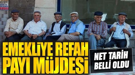 EMEKLİYE REFAH PAYI MÜJDESİ Resmi Haber