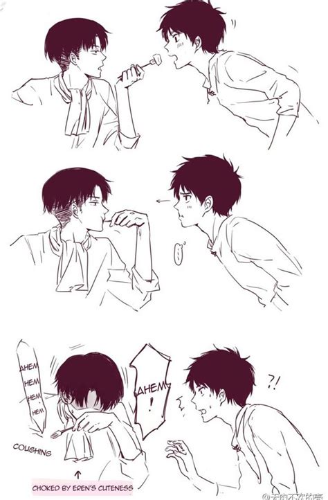 Riren Possessive Levi X Eren Attack On Titan Anime Attack On Titan