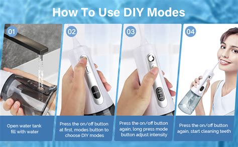 Water Flossers For Teeth Cordless Skeufy Oral Irrigator With 6 Modes