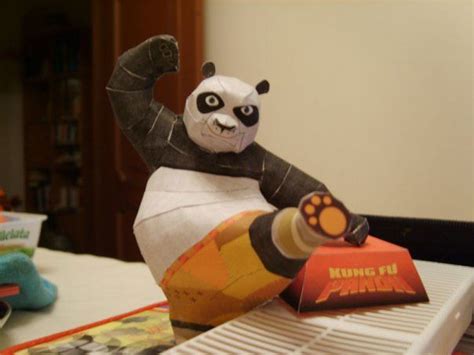 Papercraft Kung Fu Panda Paper Craft Arts Kung Fu Panda Papercraft