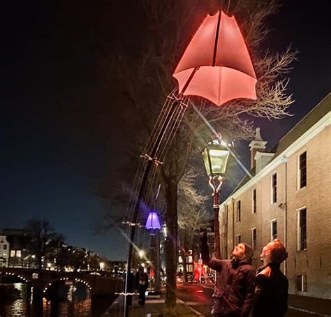 The Amsterdam Light Festival Route Winter Yellowbike Nl