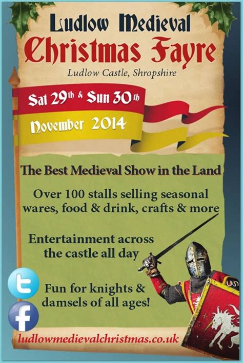 Ludlow Medieval Christmas Fayre | Ludlow castle, Medieval shows, Ludlow