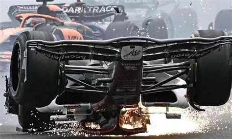 Rollover Horror Chinese F1 Driver Zhou Guanyu In Major Accident At