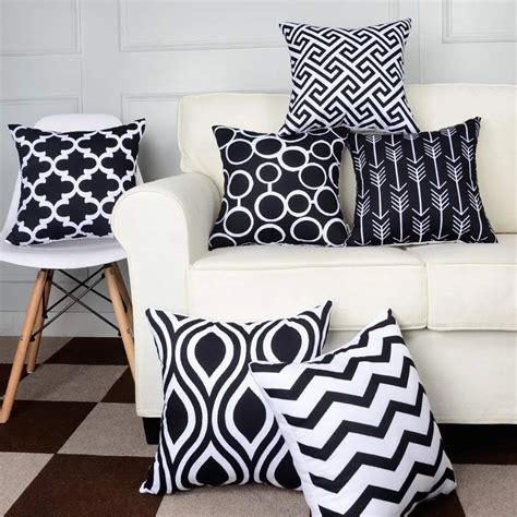 Buy 6pc Set Geometric Throw Pillow Case Decorative