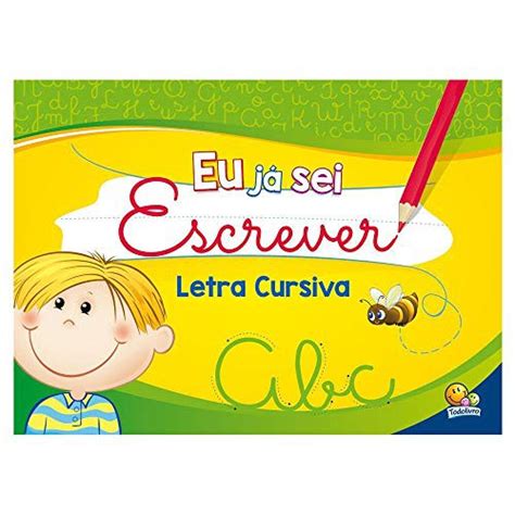 Eu já sei escrever letra cursiva Shopee Brasil