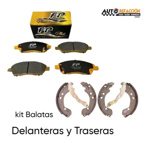 Kit De Balatas Delanteras Y Traseras Versa March Meses Sin