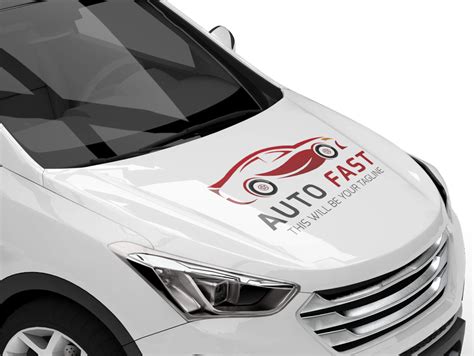 Free Car Logo Mockup PSD Template by Mockup Den on Dribbble