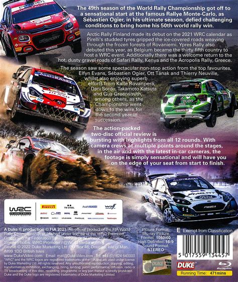 WRC FIA World Rally Championship Review 2021 Blu Ray Neuheiten