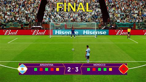 Argentina Vs Morocco Penalty Shootout Final Fifa World Cup