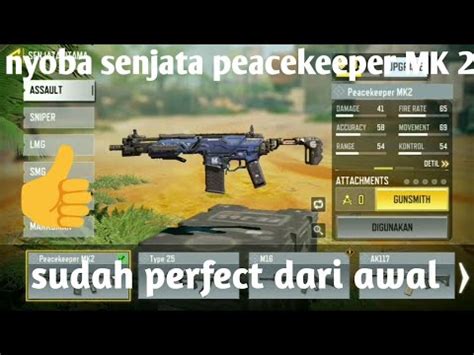 Senjata Baru Peacekeeper MK2 CODM YouTube