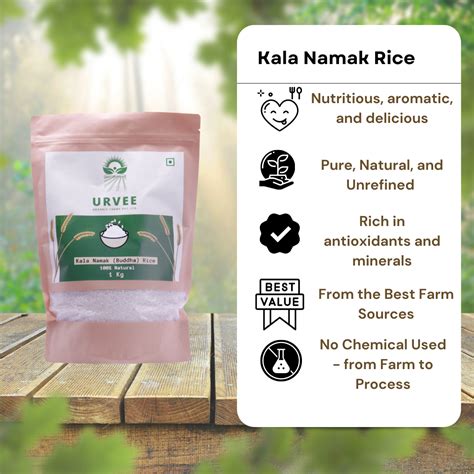 Kala Namak Buddha Rice Urvee Organic Farms