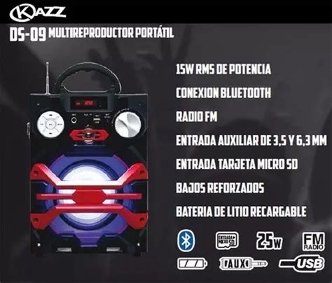 Parlante Port Til Kazz Ds Multireproductor No Funciona En Venta En