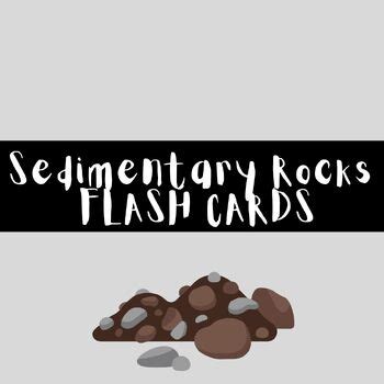 Sedimentary Rocks Review Flash Cards By TeachwithMrsA TPT