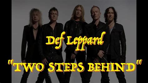 Def Leppard Two Steps Behind Guitar Tab Youtube