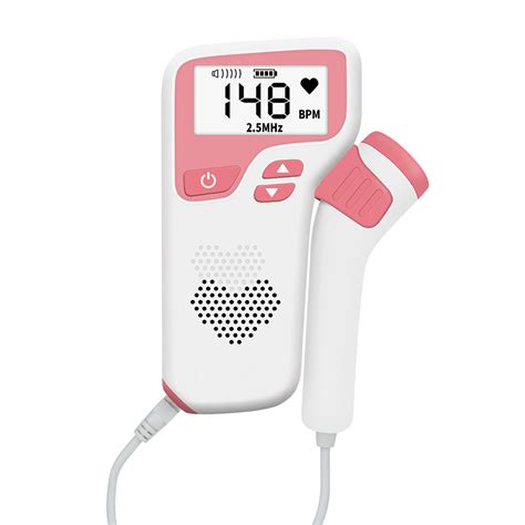 Fetal Doppler Prenatal Safty Use Baby Heart Monitor With Gel Lcd