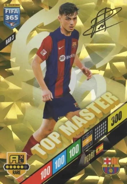 PANINI FIFA 365 Adrenalyn XL 2024 TOP Master RAR 3 Pedri EUR 10 00