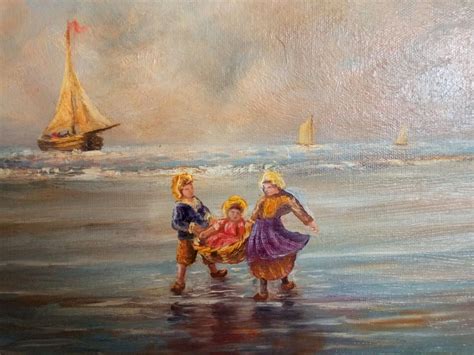 Huile Sur Toile De PAUL BOUTRY Marine Format 5P