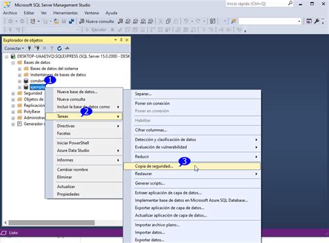 SQL BACKUP DATABASE Hacer Backup En SQL Sqlserverdb