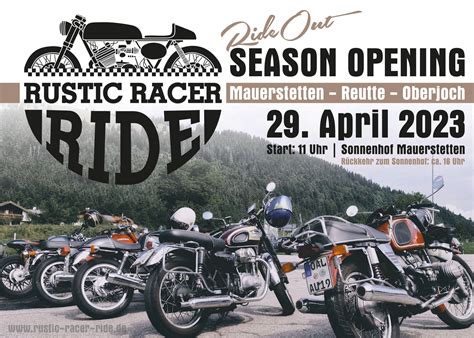 Rustic Racer Ride Bmw Club Gapa Oberland E V