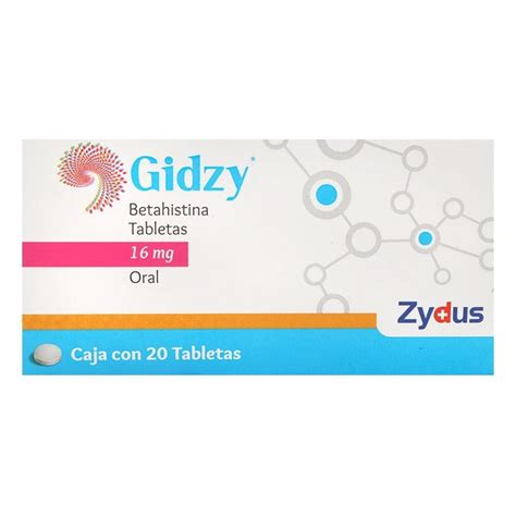 Betahistina Gidzy 16 Mg Caja Con 20 Tabletas Walmart