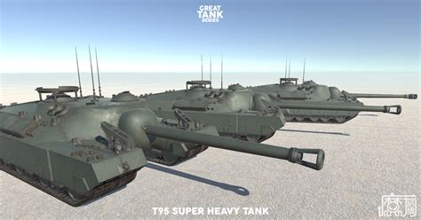 T95 Super Heavy Tank | 3D Land | Unity Asset Store