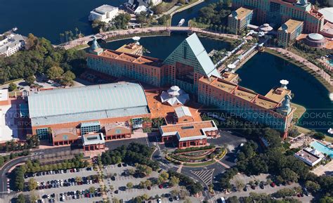 Aerial Photo Walt Disney World Dolphin Resort