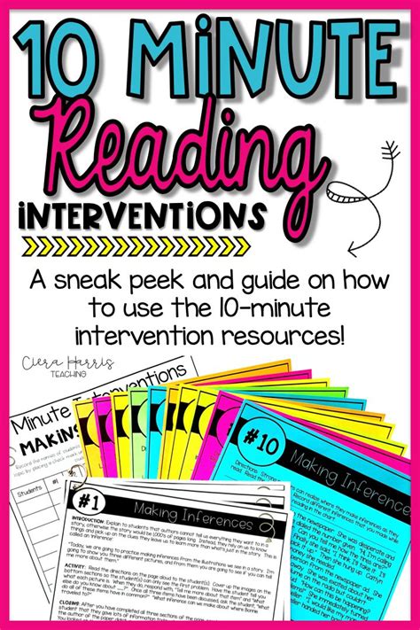 Reading Intervention Activities A Sneak Peek At Minute