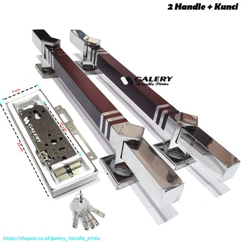 Jual Pegangan Pintu Rumah Minimalis Mewah 45 Cm Ganggang Pintu Depan