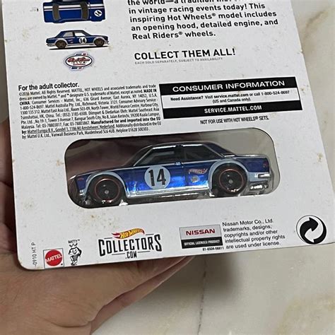 Hot Wheels RLC Redline Club Datsun Bluebird 510 Real Riders 003XX 07000 Hobbies Toys Toys
