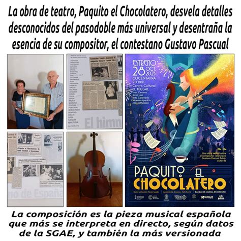 La Obra De Teatro Paquito El Chocolatero Desvela Detalles