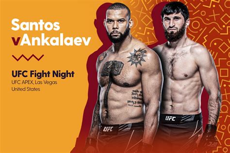 Ufc Fight Night Santos V Ankalaev Predictions