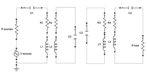 Equivalent Circuit Of 4 Coils Magnetic Coupled Resonator Wpt Download