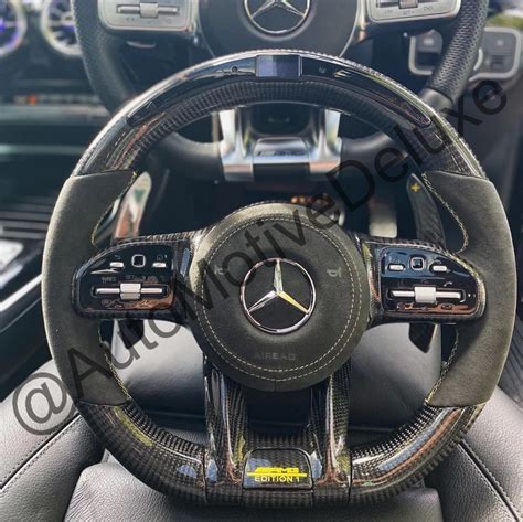 Mercedes Carbon Fibre Steering Wheel AMG Car Accessories Accessories