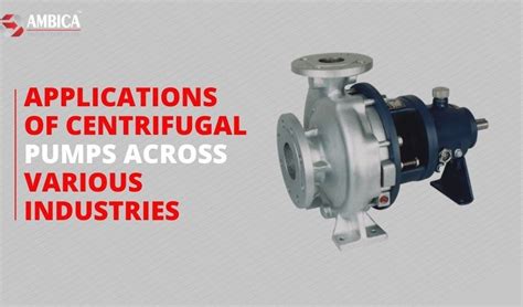 Applications Of Centrifugal Pumps Across Various Industries InsideTechie