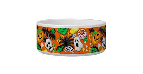 Halloween Spooky Candies Party Bowl Zazzle