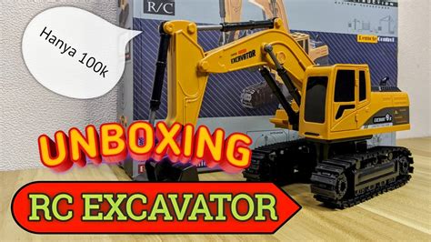 EXCAVATOR Unboxing Review Rc Excavator Murah Meriah YouTube