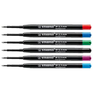 Kugelschreiber Gro Raummine Stabilo Ballpoint Refill Er Pack