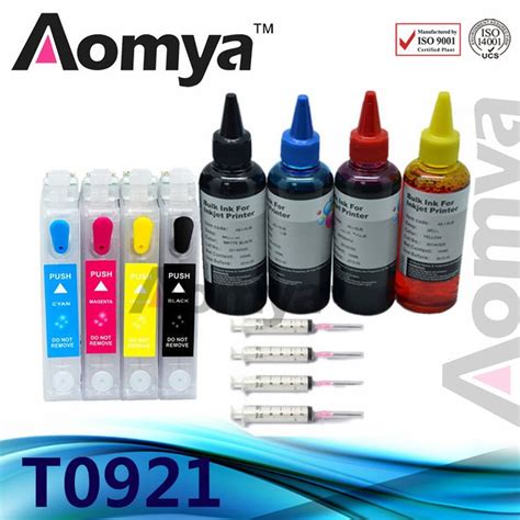 T0921 T0921N Refill Ink Cartridges With Chip Ink Refill Kits For Epson