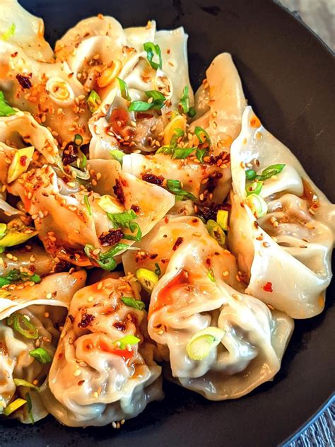 Authentic Asian Spicy Wontons In Chili Oil Recipe